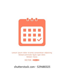 calendar vector icon