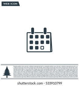 Calendar - vector icon