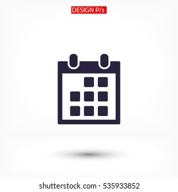 Calendar  vector icon