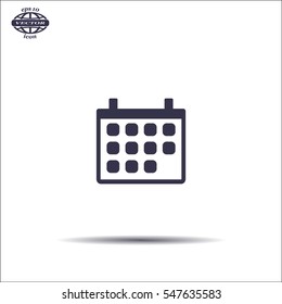 Calendar - vector icon