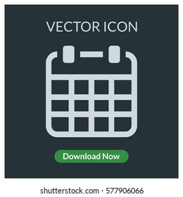 Calendar vector icon