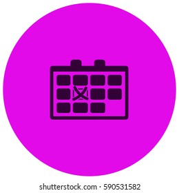 Calendar vector  icon
