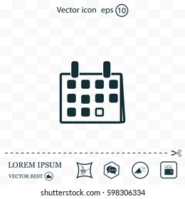Calendar - vector icon