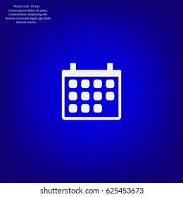 Calendar - vector icon