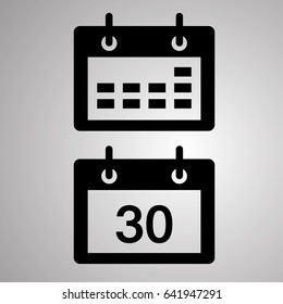 Calendar vector icon