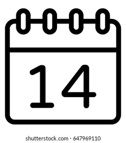 Calendar Vector Icon