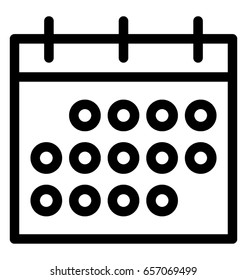 Calendar Vector Icon