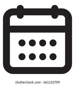 Calendar Vector Icon