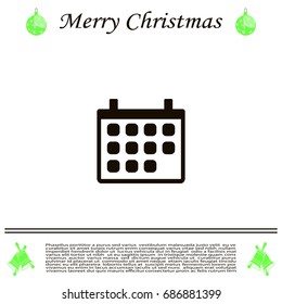 Calendar - vector icon