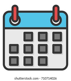 Calendar Vector Icon