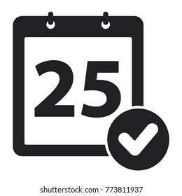 calendar vector icon 