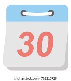 
Calendar Vector Icon
