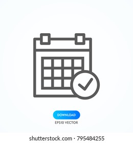 calendar vector icon