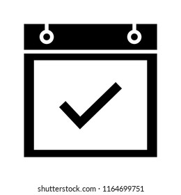 calendar vector icon is agenda