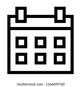calendar vector icon is agenda