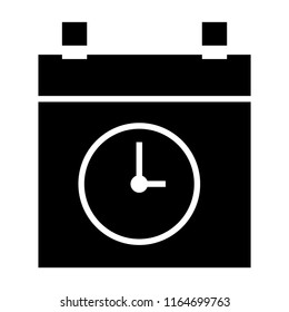 calendar vector icon is agenda