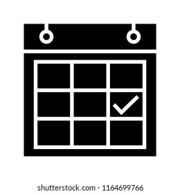 calendar vector icon is agenda