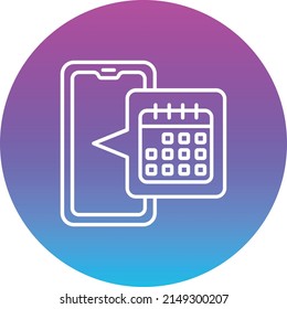 Calendar vector icon. Can be used for printing, mobile and web applications.