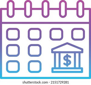 Calendar vector icon. Can be used for printing, mobile and web applications.