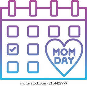 Calendar vector icon. Can be used for printing, mobile and web applications.