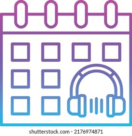Calendar vector icon. Can be used for printing, mobile and web applications.