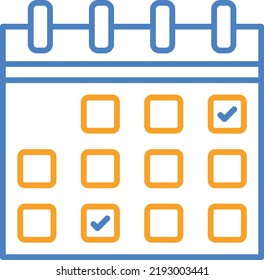 Calendar vector icon. Can be used for printing, mobile and web applications.