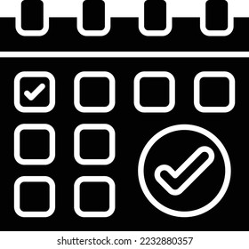 Calendar vector icon. Can be used for printing, mobile and web applications.