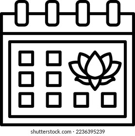 Calendar vector icon. Can be used for printing, mobile and web applications.