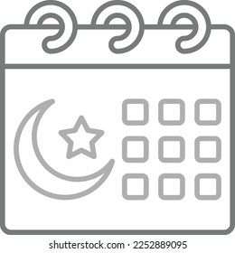 Calendar vector icon. Can be used for printing, mobile and web applications.