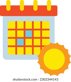 Kalender, Vektorsymbol. Kann für Druck-, Mobil- und Web-Anwendungen verwendet werden.