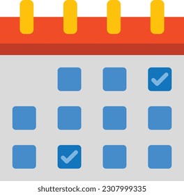 Calendar vector icon. Can be used for printing, mobile and web applications.