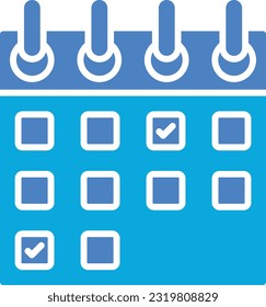 Calendar vector icon. Can be used for printing, mobile and web applications.