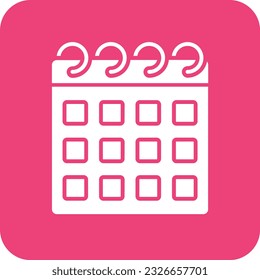 Calendar vector icon. Can be used for printing, mobile and web applications.