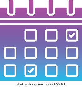 Icono de vector de calendario. Se puede usar para imprimir, móviles y aplicaciones web.