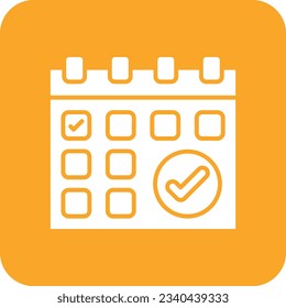Calendar vector icon. Can be used for printing, mobile and web applications.