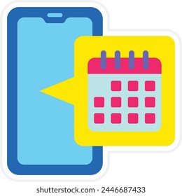 Calendar vector icon. Can be used for printing, mobile and web applications.