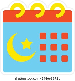 Calendar vector icon. Can be used for printing, mobile and web applications.