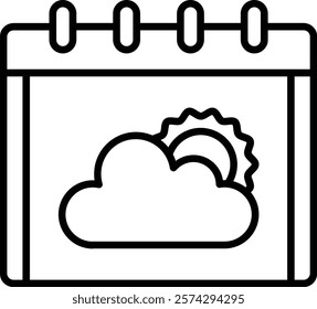 Calendar vector icon. Can be used for printing, mobile and web applications.