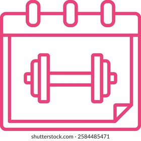 Calendar vector icon. Can be used for printing, mobile and web applications.