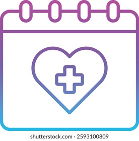 Calendar vector icon. Can be used for printing, mobile and web applications.