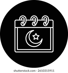 Calendar vector icon. Can be used for printing, mobile and web applications.