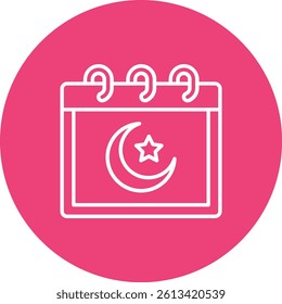 Calendar vector icon. Can be used for printing, mobile and web applications.