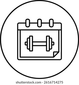 Calendar vector icon. Can be used for printing, mobile and web applications.