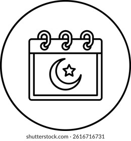 Calendar vector icon. Can be used for printing, mobile and web applications.