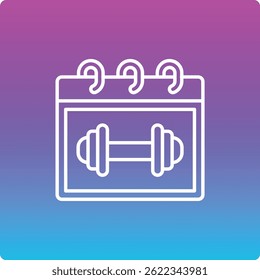 Ícone de vetor de calendário. Pode ser usado para impressão, aplicativos móveis e da Web.
