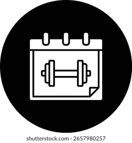 Ícone de vetor de calendário. Pode ser usado para impressão, aplicativos móveis e da Web.