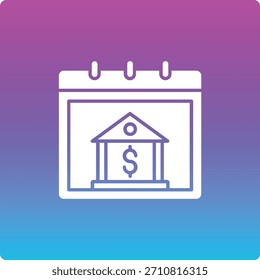 Icono de Vector del calendario. Se puede utilizar para aplicaciones de impresión, móviles y de Web.