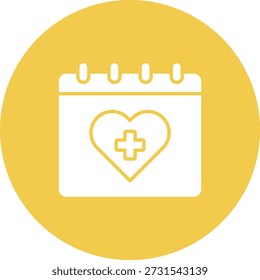 Icono de Vector del calendario. Se puede utilizar para aplicaciones de impresión, móviles y de Web.
