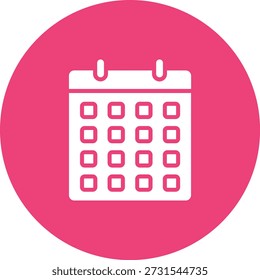 Icono de Vector del calendario. Se puede utilizar para aplicaciones de impresión, móviles y de Web.