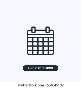  Calendar  Vector Icon Design